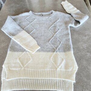 TRISTAN Women's Acrylic/Wool Blend Color Block Long Sleeves Sweater - TP/XS